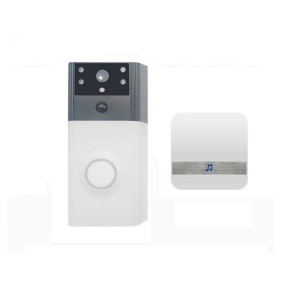 wall mounted Night vision digital door viewer WiFi doorbell camera with motion detection