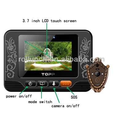 big screen home alarm system,door bell camera, LCD peephole viewer