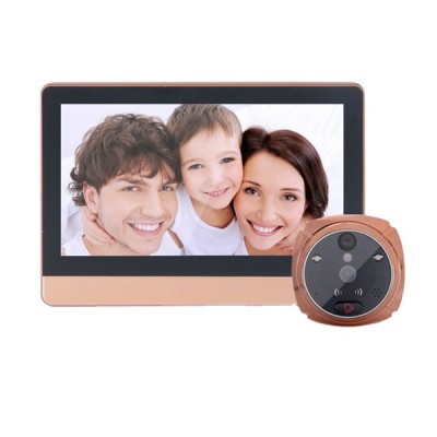 Home security Door bell camera wifi peephole viewer remote control intercom HD Ring Wifi Doorbell Camera for Apartments